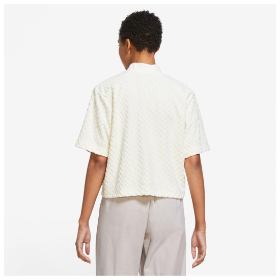 Nike Γυναικεία κοντομάνικη μπλούζα Sportswear Everyday Modern Jacquard Boxy Top Nike Γυναικεία κοντομάνικη μπλούζα Sportswear Everyday Modern Jacquard Boxy Top
